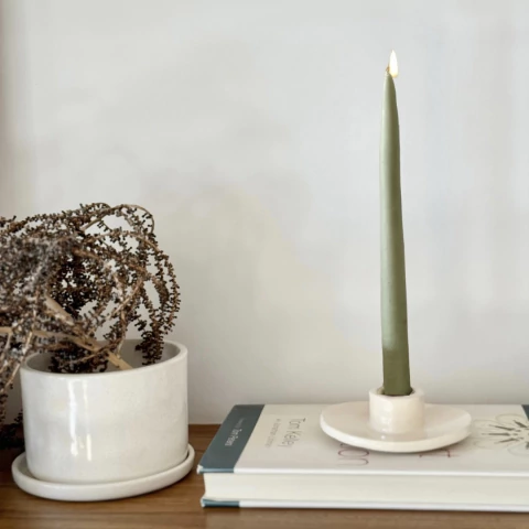 Set x2 Velas Cera de Abeja (Oliva) - comprar online