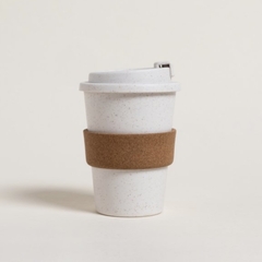 Vaso Térmico con tapa click (crema) en internet