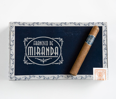 Francisco de Miranda - Azul Toro x 25 u. - Fortaleza Suave - Cepo 52 - Tiempo de Fumada 65 min. - comprar online