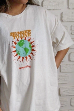 T SHIRT HUNGER TO LIVE - loja online