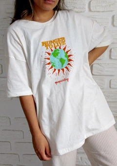 T SHIRT HUNGER TO LIVE - QUEQUE CLOTHING