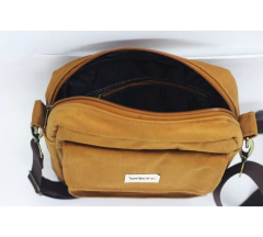 Shoulder bag caramelo com forro impermeável - loja online
