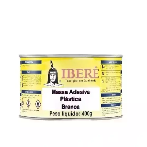 Massa Plástica Adesiva Branca 400g Iberê com Catalisador - comprar online