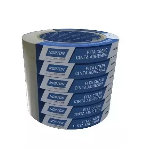 Fita Crepe Norton Uso Geral 18mm x 50m Acabamento e Precisão - comprar online