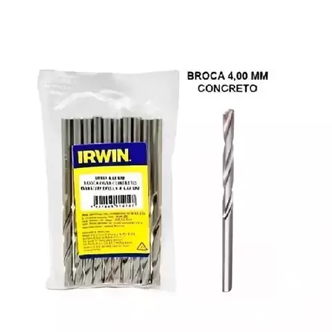 Broca Irwin 4mm p/ Concreto 5/32" Ref. 901 Profissional Precisa - comprar online