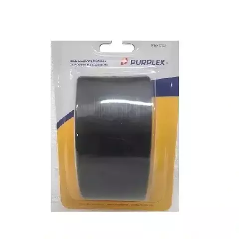 Taco Lixador Borracha Grande Purplex Cartela - comprar online
