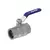 valvula esf 2" metal industrial femea x femea alavanca azul - comprar online
