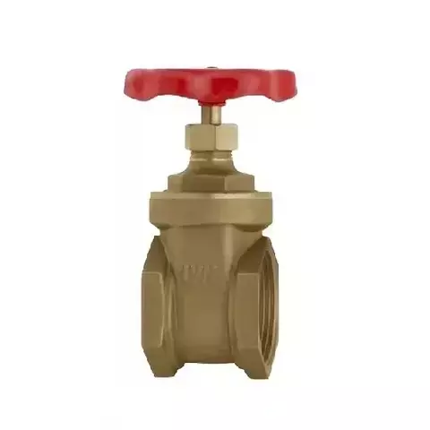 Registro Gaveta Industrial Latão 1" Volante Vermelho - comprar online