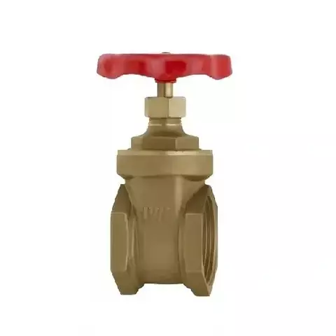 Registro Gaveta Industrial Latão 1.1/4" Volante Vermelho - comprar online