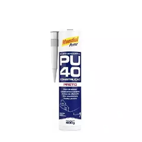Selante PU40 cinza 400g Mundial Prime vedação elástica e forte - comprar online