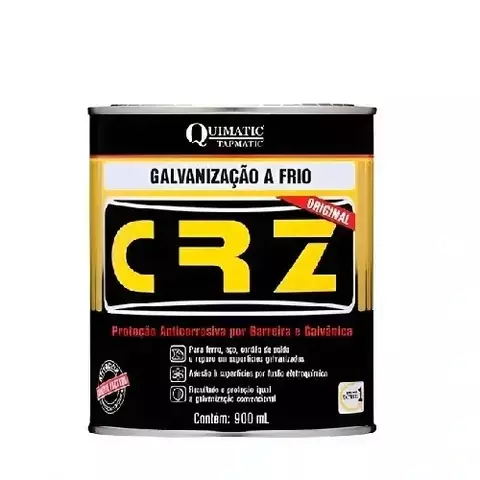CRZ Quimatic 900ml Galvanização a Frio Zinco Anticorrosivo - comprar online