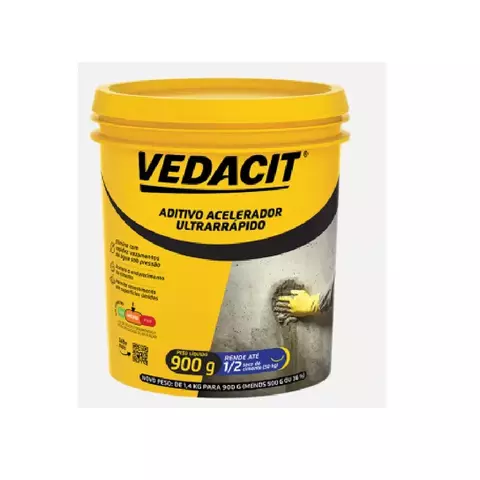 aditivo acelerador ultra vedacit rapidissimo 900g otto