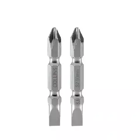 Bit Duplo 1/4 6mm x PH2 50mm Blister Collins Aço Resistente - comprar online