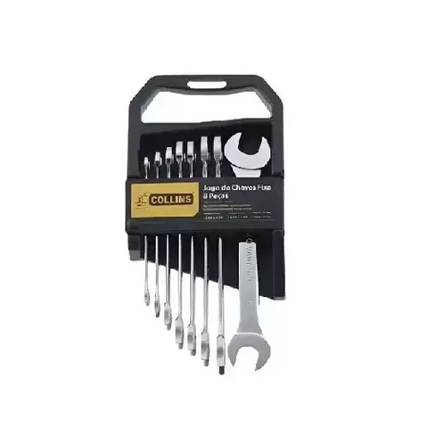 Conjunto Chave Fixa 6 a 17mm c/6 Peças Collins Aço CRV - comprar online
