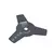 Lâmina Roçadeira 3 Pontas 1,5mm 255mm Furo 20mm Collins - comprar online