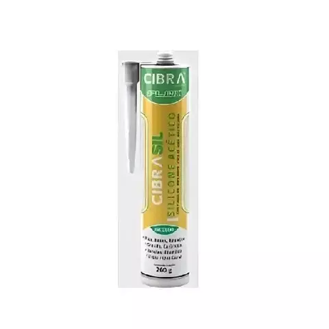 Silicone UG Acet Cibrasil Transparente 240g – Vedação Eficiente e Durável - comprar online