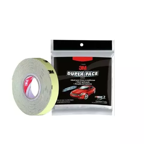 fita dupla face 5369T transparente 9,5mm x 20m 3M
