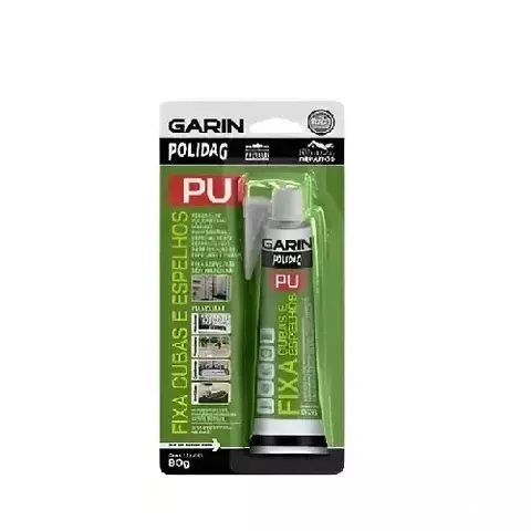 Selante PU Garin 80g para Cubas e Espelhos Polidag Alta Aderência - comprar online