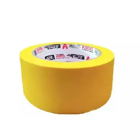 Fita Crepe Automotiva Amarela Adere A128 48mm x 40m - comprar online