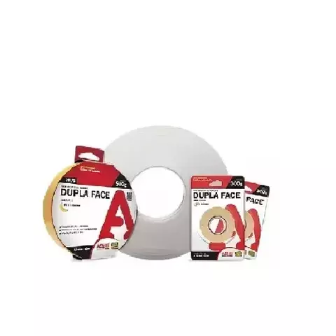 Fita Dupla Face Espuma 12mm x 1,5m Adere Fixação Segura - comprar online