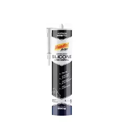Silicone acético preto 260g Mundial Prime UG vedação resistente - comprar online