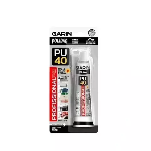 Selante PU40 Branco Polidag Garin 80g Vedação Elástica e Durável - comprar online