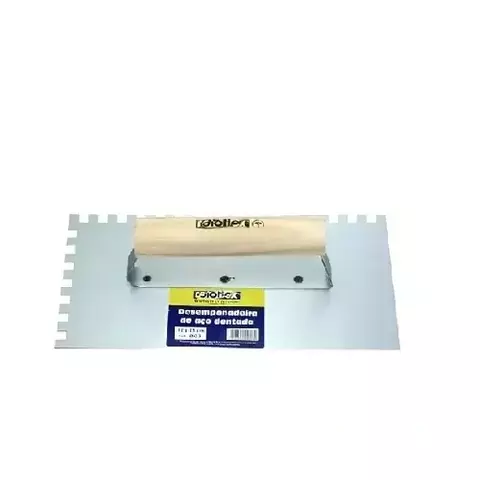 Desempenadeira Aço Dentada 12x34cm Roloflex p/ Piso – Ref. 847 - comprar online
