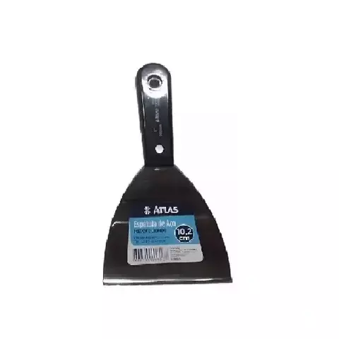 Espátula Aço Cromado 6255/16 Atlas 10cm Cabo Preto Profissional - comprar online