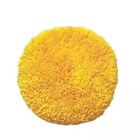 Boina macia de lã amarela 8" Pérola para polimento automotivo - comprar online