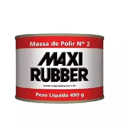 Massa de Polir Nº 2 Maxi Rubber 490g | Brilho Rápido e Alto Rendimento - comprar online