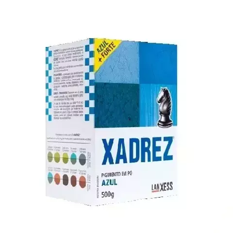 Pó Xadrez Azul 500g – Pigmento para Tintas, Cimento e Argamassas - comprar online
