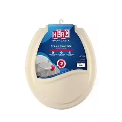 Assento Sanitário Herc Tampa Envolvente Bege Universal - comprar online