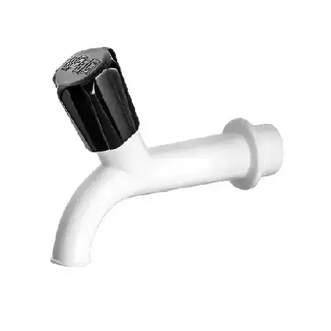 Torneira Tanque 10cm 1/2 e 3/4 Branca Plástica 1113 Herc - comprar online
