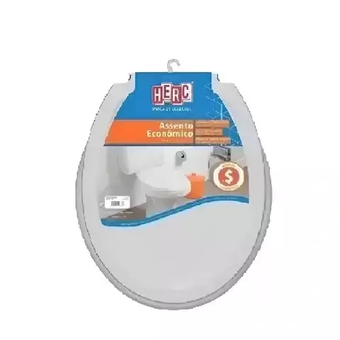 Assento Sanitário Herc Prático Cinza Claro 176 Universal - comprar online