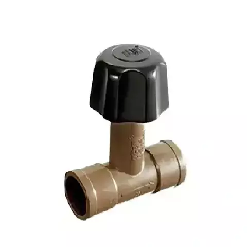 Registro PVC 25mm Sem Canopla Marrom 1987-2 HERC Resistente - comprar online