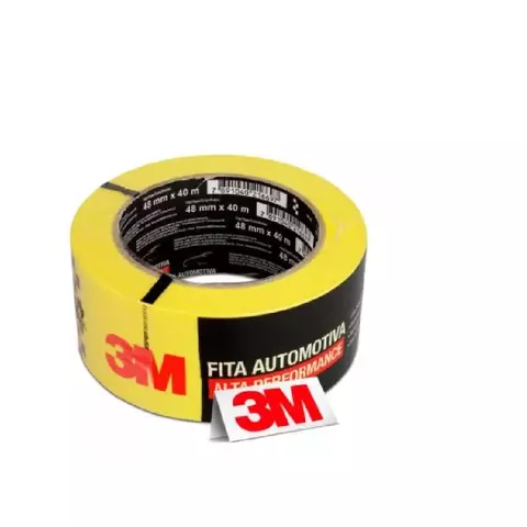 fita crepe auto alta performance amarela 48mmx40m 3M