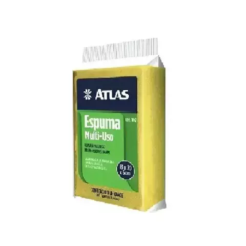 Espuma em Bloco Atlas 102 – 22x13x6cm para Limpeza e Pintura - comprar online