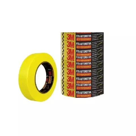 fita crepe auto alta performance amarela 18mmx40m 3M