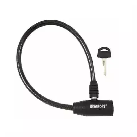 Cadeado Bicicleta com Chave 8mm x 60cm Revestido 7016 Brasfort - comprar online