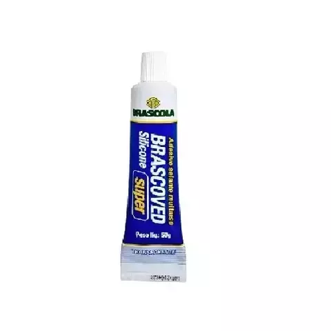 Silicone Acético Transparente 50g Brascoved – Vedação Precisa - comprar online