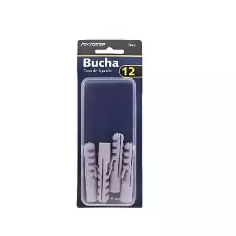 Bucha nº 12 p/ Parafuso C/4 Unidades 7663 Brasfort Fixação Pesada - comprar online