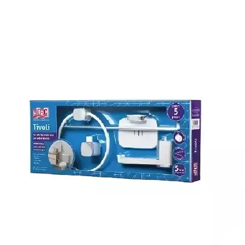 Kit Banheiro ABS Tivoli 5 Peças Bco/Cromado 5041 HERC - comprar online