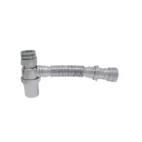 Sifão sanfonado cromado universal 1x1.1/4x1.1/2 Astra flexível - comprar online
