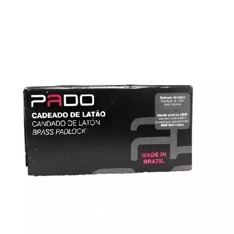 Cadeado Pado 60mm Latão Maciço Segurança Reforçada e Durável - comprar online