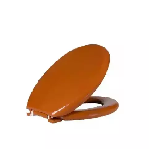 Assento sanitário almofadado Astra caramelo escuro 0740 oval e macio - comprar online