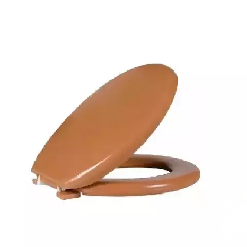 Assento sanitário almofadado Astra caramelo claro 1551 confortável e durável - comprar online