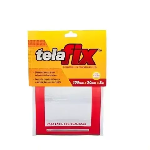 Tela Fix 100mm x 30mm x 3m Dobr Adesiv Bricolagem Reparos - comprar online