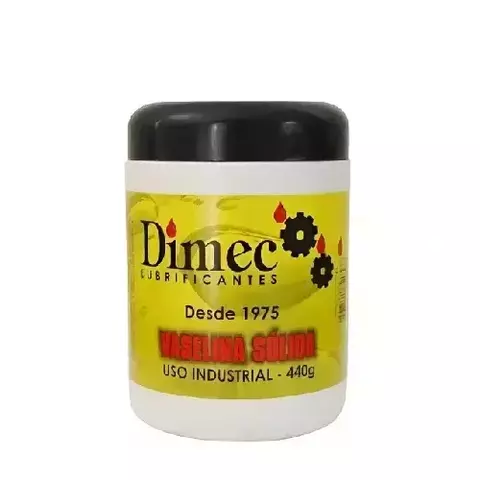 Vaselina Sólida Amarela 440g Dimec Lubrificante e Protetivo Multiuso - comprar online
