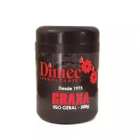 Graxa MR Escuro Uso Geral 500g Dimec Lubrificante Resistente e Eficiente - comprar online