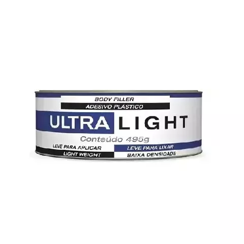 Massa Adesiva Ultralight 495g + Catalisador Maxi Rubber - comprar online